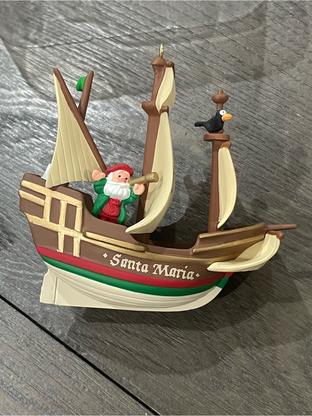 1992 Hallmark "Santa Maria" ornament